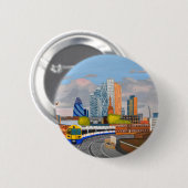 Bahnhof London Overland - Hoxton Button (Vorne & Hinten)