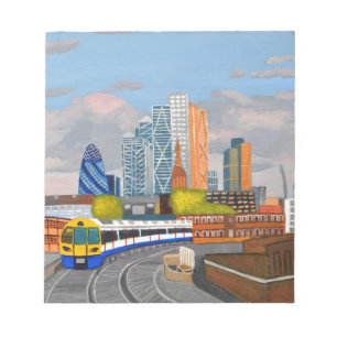 Bahnhof London Overland - Hoxton Notizblock