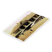 Bahnhof, Long Beach, Long Island, NY Vintage Magnet (Linke Seite)