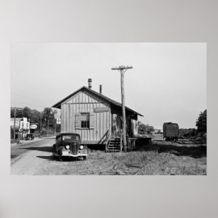 Bahnhof Lothair (Maryland), 1937 Poster