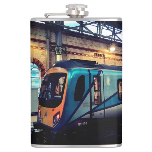 Bahnhof Manchester Flachmann (Vorderseite)