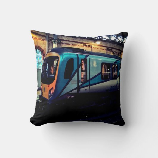 Bahnhof Manchester Kissen (Vorderseite)