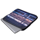 Bahnhof Manchester Laptopschutzhülle (Vorne Knopf)