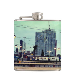 Bahnhof Manchester mit Ansicht Flachmann
