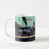 Bahnhof Manchester mit Ansicht Kaffeetasse (Links)