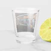 Bahnhof Manchester Schnapsglas (Rückseite)