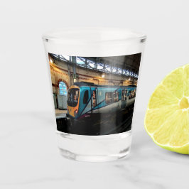 Bahnhof Manchester Schnapsglas
