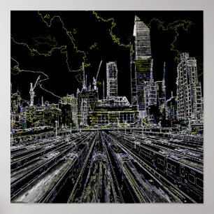 Bahnhof Manhattan Poster