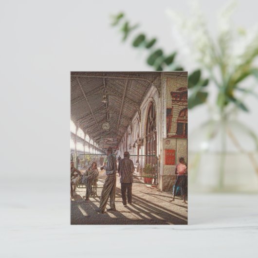 Bahnhof Maputo Postkarte (Stehend Vorderseite)