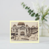 Bahnhof Melbourne, Australien Vintag Postkarte (Stehend Vorderseite)