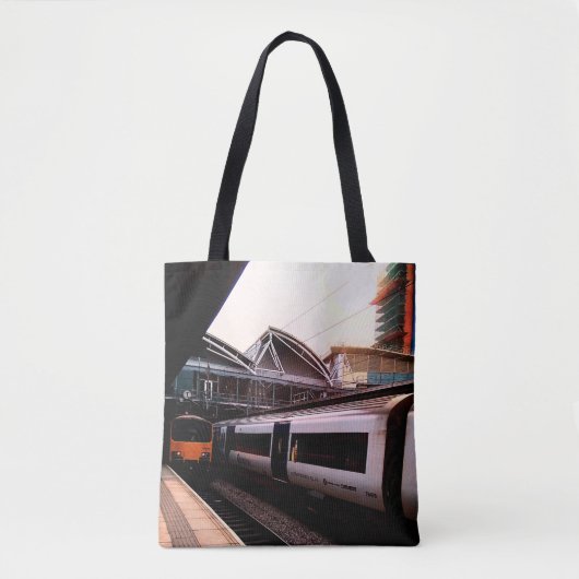 Bahnhof, Mieten Tasche (Vorderseite)