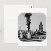 Bahnhof Milwaukee Postkarte (Vorne/Hinten)