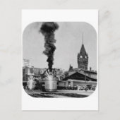 Bahnhof Milwaukee Postkarte (Vorderseite)