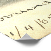 Bahnhof Montclair, New Jersey 1905 Vintag Poster (Ecke)