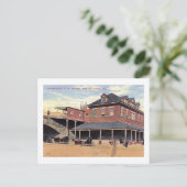 Bahnhof, New Brunswick, NJ Vintag Postkarte (Stehend Vorderseite)