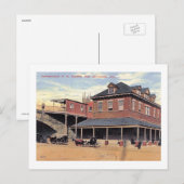 Bahnhof, New Brunswick, NJ Vintag Postkarte (Vorne/Hinten)