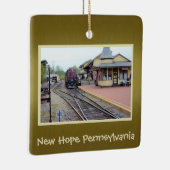 Bahnhof New Hope Keramikornament (Rechts)