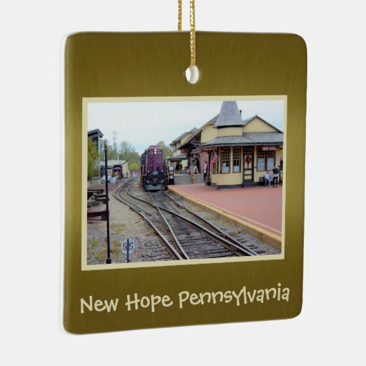 Bahnhof New Hope Keramikornament (Rechts)