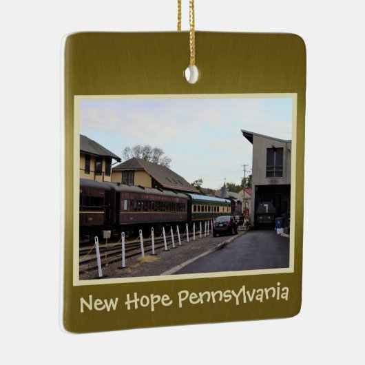 Bahnhof New Hope Keramikornament (Rechts)