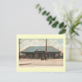 Bahnhof, Newark, New Jersey Vintag Postkarte (Stehend Vorderseite)