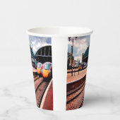 Bahnhof Newcastle Pappbecher (Links)