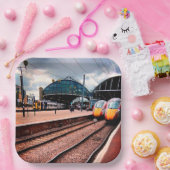 Bahnhof Newcastle Pappteller (Party)
