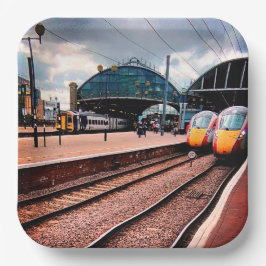 Bahnhof Newcastle Pappteller