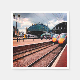 Bahnhof Newcastle Serviette