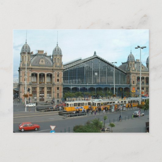 Bahnhof Nyugati Postkarte (Vorderseite)