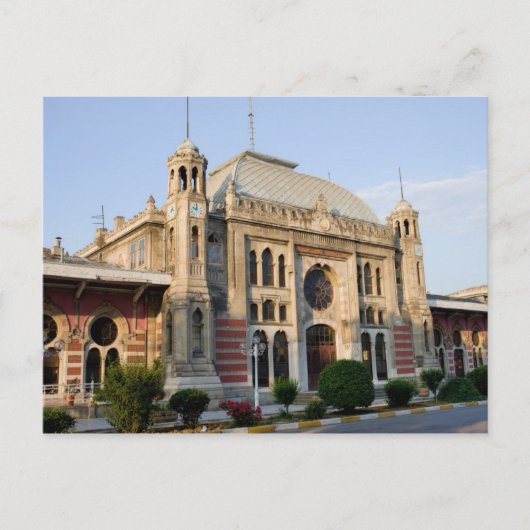 Bahnhof Orient-Express in Istanbul Postkarte (Vorderseite)