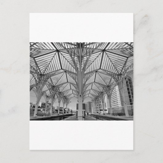 Bahnhof Orient in Lissabon Postkarte (Vorderseite)