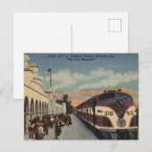 Bahnhof Orlando Postkarte (Vorne/Hinten)
