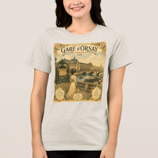 Bahnhof Orsay Tri-Blend Shirt (Vorderseite)