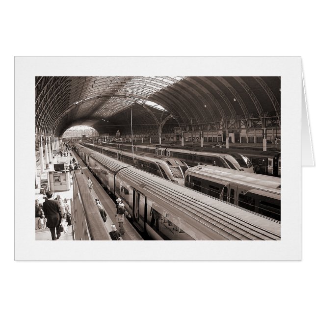 Bahnhof Paddington, London. (Vorderseite (Horizontal))