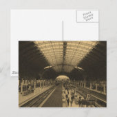 Bahnhof Paddington Postkarte (Vorne/Hinten)