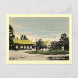 Bahnhof, Park Ridge, New Jersey Vintage Postkarte
