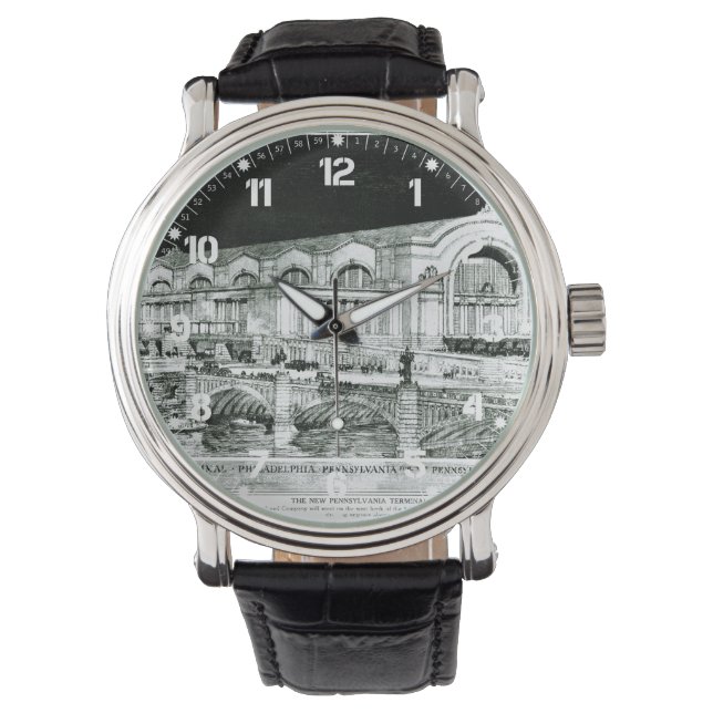 Bahnhof Pennsylvania Armbanduhr (Vorderseite)