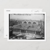 Bahnhof Pennsylvania Rail Road Station NY Vintag Postkarte (Vorne/Hinten)