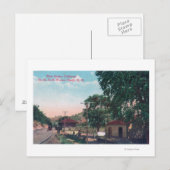 Bahnhof Pieta Northwestern Pacific Postkarte (Vorne/Hinten)