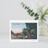 Bahnhof Pieta Northwestern Pacific Postkarte (Stehend Vorderseite)