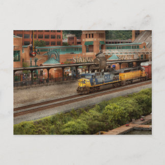 Bahnhof - Pittsburg, PA - Bahnhof Postkarte