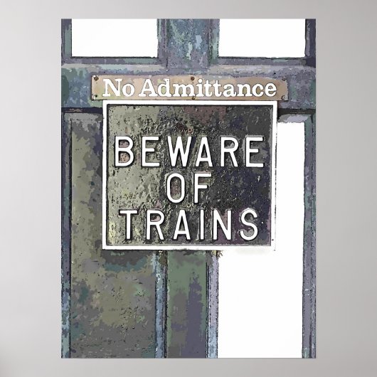 BAHNHOF POSTER (Vorne)