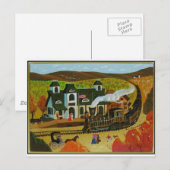Bahnhof Postkarte (Vorne/Hinten)