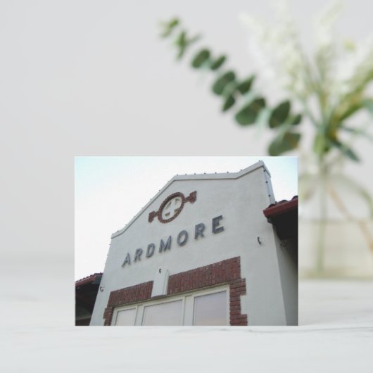 Bahnhof Postkarte (Stehend Vorderseite)