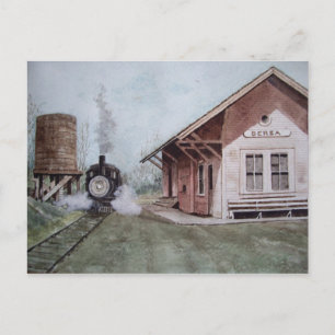 Bahnhof - Postkarte