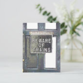 BAHNHOF POSTKARTE (Stehend Vorderseite)