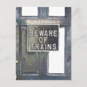 BAHNHOF POSTKARTE (Vorderseite)