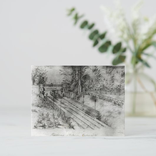 Bahnhof Putney Postkarte (Stehend Vorderseite)