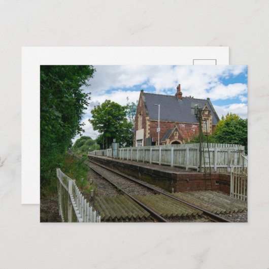 Bahnhof Rawcliffe Postkarte (Vorne/Hinten)