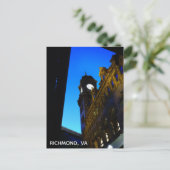 Bahnhof Richmond Virginia Postkarte (Stehend Vorderseite)